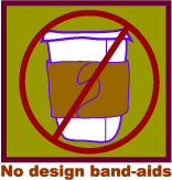 No design band-aids